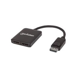 VIDEO SPLITTER MANHATTAN DISPLAYPORT 1 DP IN : 2 DP OUT UHD