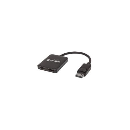 VIDEO SPLITTER MANHATTAN DISPLAYPORT 1 DP IN : 2 DP OUT UHD