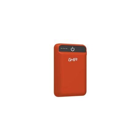 BATERIA DE RESPALDO GHIA POWER BANK 8000 MAH ROJA