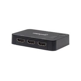 SWITCH HDMI MANHATTAN DE 3 PUERTOS 4K30HZ. CON CONTROL RE...