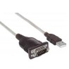 CONVERTIDOR USB A SERIAL DB9M 1.8 M 115 KBPS MANHATTAN