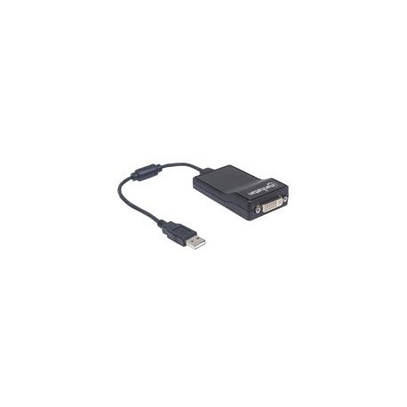 CONVERTIDOR USB 2.0 A DVI MANHATTAN