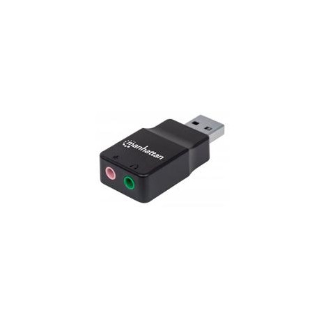 CONVERTIDOR MANHATTAN USB 2.0 A TARJETA SONIDO 2.1