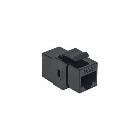 COPLE RJ45-RJ45 INTELLINET CAT6 KEYSTONE  UTP RED NEGRO