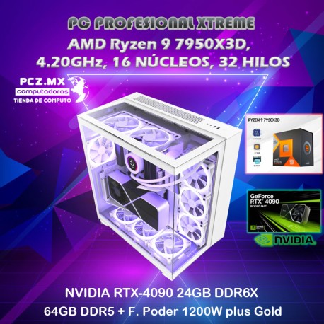 WORKSTATION PC RYZEN 9 7950X3D 16 NÚCLEOS RTX-4090 24GB R...