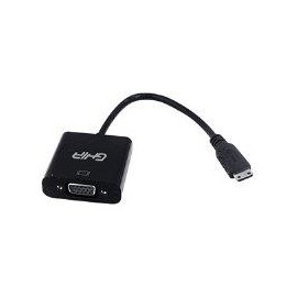 ADAPTADOR GHIA CONVERSOR DE VIDEO MINI HDMI MACHO A VGA H...