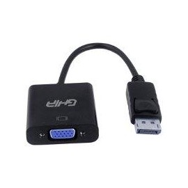 ADAPTADOR GHIA CONVERSOR DE VIDEO DISPLAYPORT MACHO A VGA...