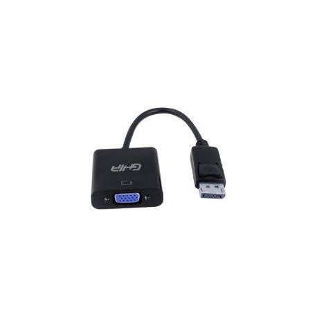 ADAPTADOR GHIA CONVERSOR DE VIDEO DISPLAYPORT MACHO A VGA...