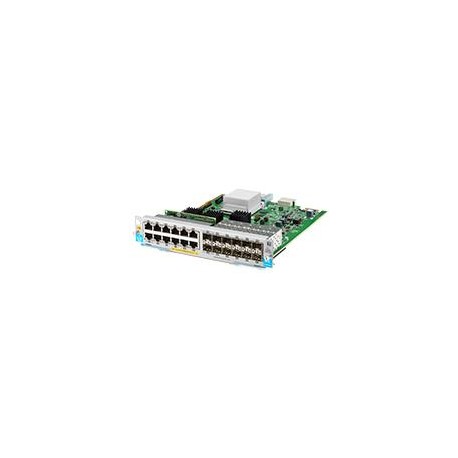 MODULO HPE ARUBA 12 PUERTOS RJ45 10/100/1000 POE+ Y 12 PU...