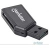 MINI LECTOR DE MEMORIAS MANHATTAN 24 EN 1, USB 2.0 NEGRO