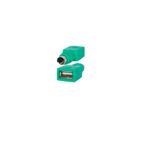 ADAPTADOR CONVERTIDOR PARA MOUSE USB A PS/2 - HEMBRA A MA...