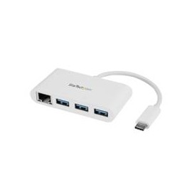 CONCENTRADOR USB 3.0 DE 3 PUERTOS CON USB-C Y ETHERNET GI...