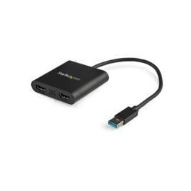 ADAPTADOR DE VIDEO EXTERNO USB 3.0 A 2 PUERTOS HDMI 4K PA...