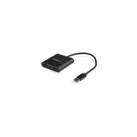 ADAPTADOR DE VIDEO EXTERNO USB 3.0 A 2 PUERTOS HDMI 4K PA...