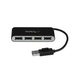 CONCENTRADOR USB 2.0 DE 4 PUERTOS CON CABLE INTEGRADO - H...