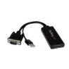 ADAPTADOR VGA A HDMI CON AUDIO Y ALIMENTACIóN USB  CONVE...