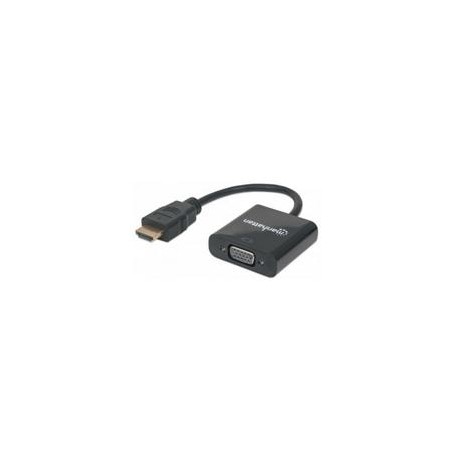 CABLE CONVERTIDOR MANHATTAN HDMI A VGA HD15 1080P MACHO-H...