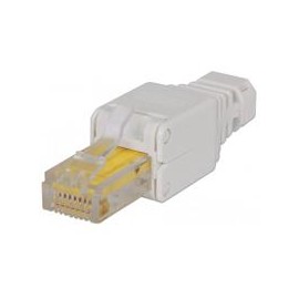 PLUG MODULAR RJ45 INTELLINET UTP CAT6  PARA CRIMPEAR SIN ...