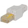 PLUG MODULAR RJ45 INTELLINET UTP CAT6  PARA CRIMPEAR SIN ...