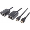 KIT EXTENSOR HDMI MANHATTAN 30M CABLE UTP RED RJ45 1080P ...