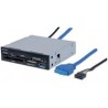 LECTOR Y GRABADOR MANHATTAN DE MULTI-TARJETAS USB 3.0 SUP...