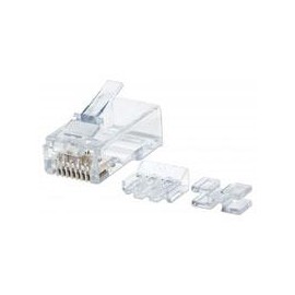 PLUG MODULAR RJ45 INTELLINET UTP CAT6A SOLIDO 80PZS CONTA...