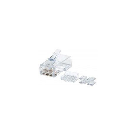 PLUG MODULAR RJ45 INTELLINET UTP CAT6 SOLIDO 80PZS CONTAC...