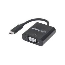 CABLE CONVERTIDOR MANHATTAN USB-C 3.1 A VGA HD15 MACHO-HE...