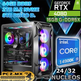 PC GAMER WORKSTATION CORE I9-14900K NVIDIA RTX-4080 64GB ...