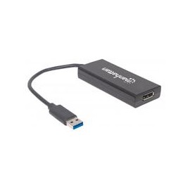 CONVERTIDOR MANHATTAN USB 3.0 A DISPLAYPOR 4K M-H