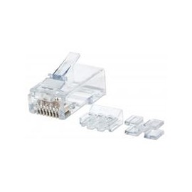 PLUG MODULAR RJ45 INTELLINET UTP CAT6A MULTIFILAR 80PZS C...