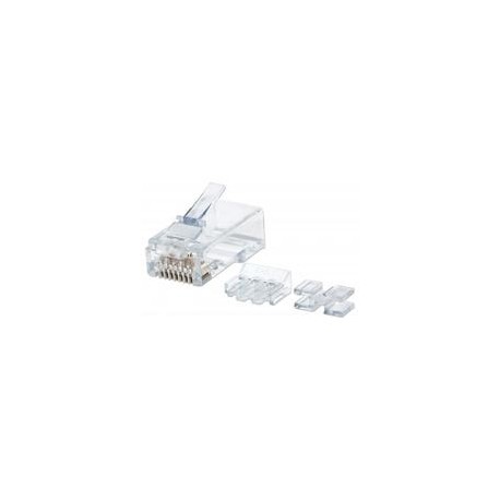 PLUG MODULAR RJ45 INTELLINET UTP CAT6A MULTIFILAR 80PZS C...