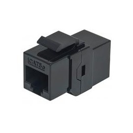 COPLE RJ45-RJ45 CAT5E KEYSTONE INTELLINET UTP RED NEGRO