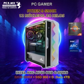 PC RYZEN 9 5900X 16 NÚCLEOS NUEVA TARJETA GRAFICA INTEL A...