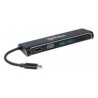 DOCKING 4-1 MANHATTAN USB-C A HDMI VGA 2 USB 3.1  LECTOR ...