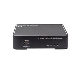 VIDEO SPLITTER HDMI MANHATTAN 4K 3D 2 PTOS DIVISOR DUPLIC...