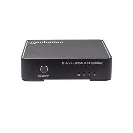 VIDEO SPLITTER HDMI MANHATTAN 4K 3D 2 PTOS DIVISOR DUPLIC...