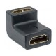 ADAPTADOR HDMI MANHATTAN COPLE CODO ANGULO 90 GRADOS 4K H...