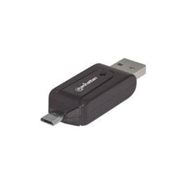 ADAPTADOR OTG MANHATTAN MICRO USB A USB 2.0 CON LECTOR TA...