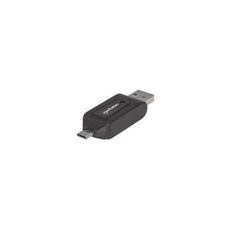 ADAPTADOR OTG MANHATTAN MICRO USB A USB 2.0 CON LECTOR TA...