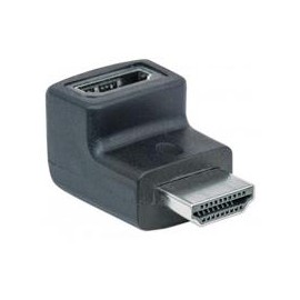 ADAPTADOR CODO MANHATTAN HDMI CAMBIADOR ANGULO ABAJO 90 G...