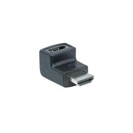 ADAPTADOR CODO MANHATTAN HDMI CAMBIADOR ANGULO ABAJO 90 G...