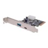 TARJETA PCI EXPRESS MANHATTAN 2 PUERTOS USB 3.1 USB-C BRA...