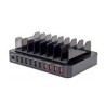 ESTACION DE CARGA MANHATTAN USB 10 PTOS 8 BAHIAS 76W SMAR...